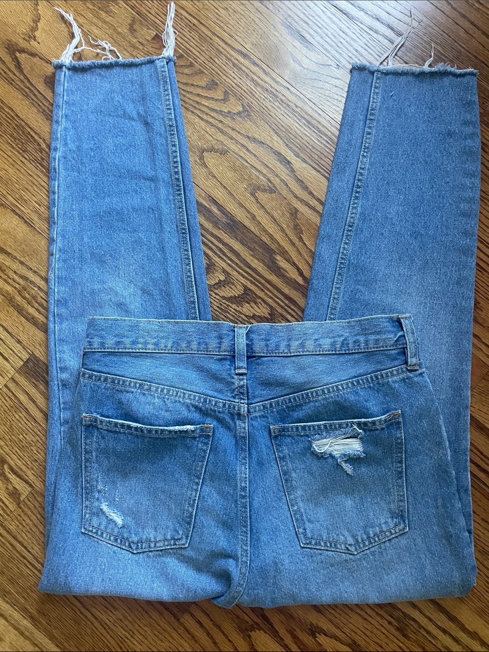 Free People We The Free Blossom Rigid Crop Skinny Jeans EUC Size 27 - Picture 10 of 10